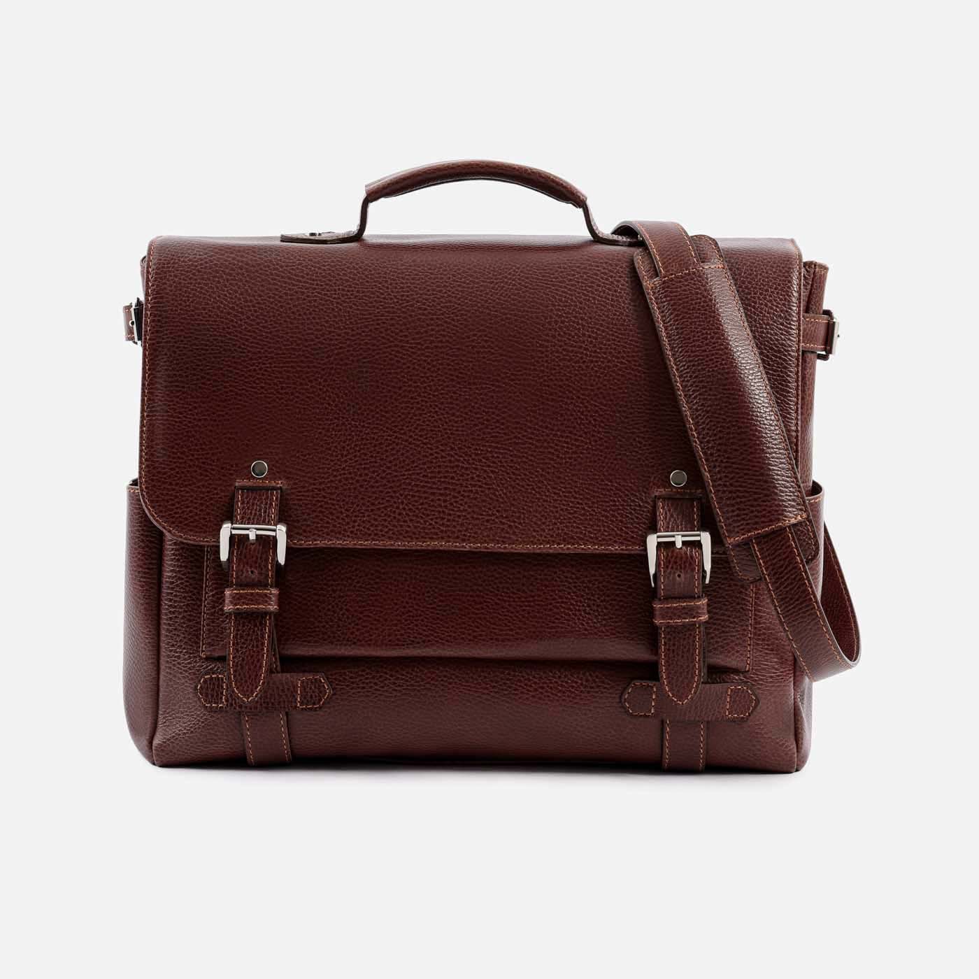 Gaston Messenger Bag - Pebbled - Men's - Image 6